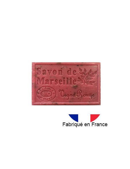 Savon de Marseille parfumé vigne rouge