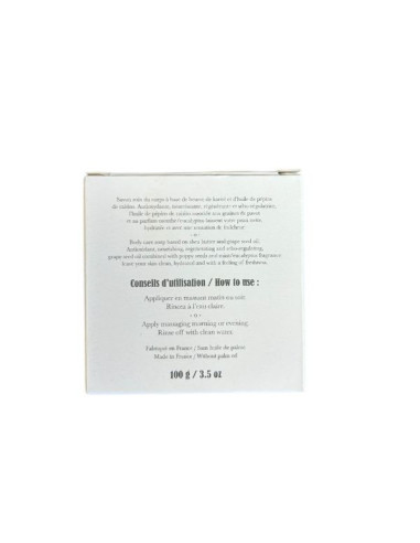 Sapone esfoliante corpo ai semi d’uva