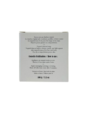 Sapone viso purificante al carbone vegetale attivo