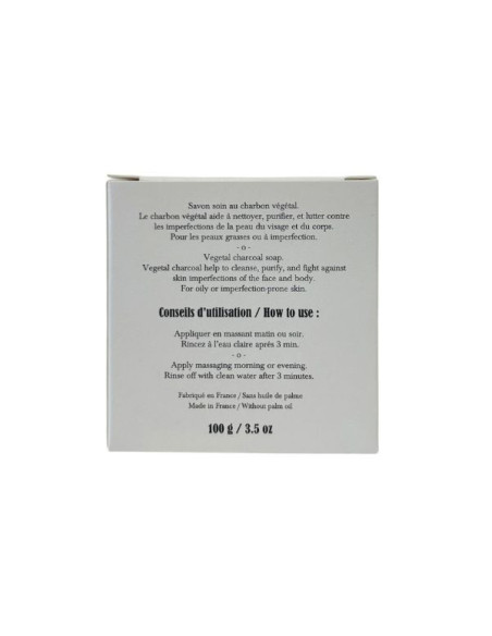 Sapone viso purificante al carbone vegetale attivo