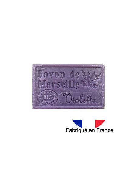 Marseille soap scented violet
