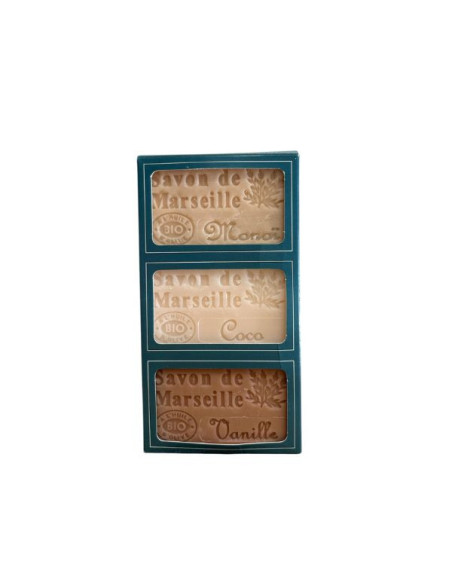 Box of 3 Marseille soaps