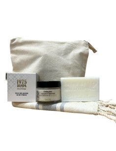 Coffret lait d'ânesse - Crème visage jour, savon soin, savon de Marseille