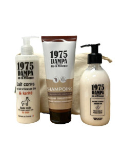 Coffret salle de bain - Lait corps, gel douche corps et cheveux, shampoing