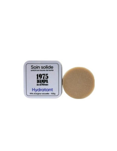 Solid moisturizing care soap with monoï and metal box