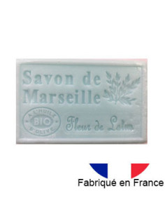 Marseille soap scented lotus flower