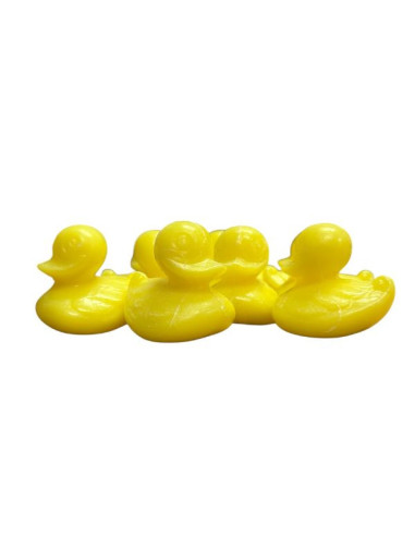 Set di 10 saponi decorativi a forma di anatra con sacchetto di cotone