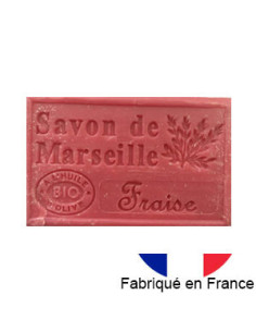 Savon de Marseille parfumé fraise