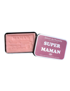 "Maman" Marseille soap and "Super Maman" metal box