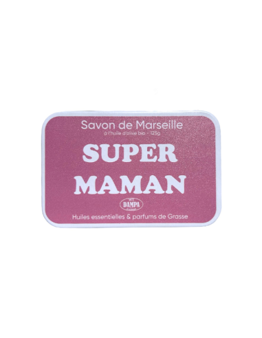 "Maman" Marseille soap and "Super Maman" metal box