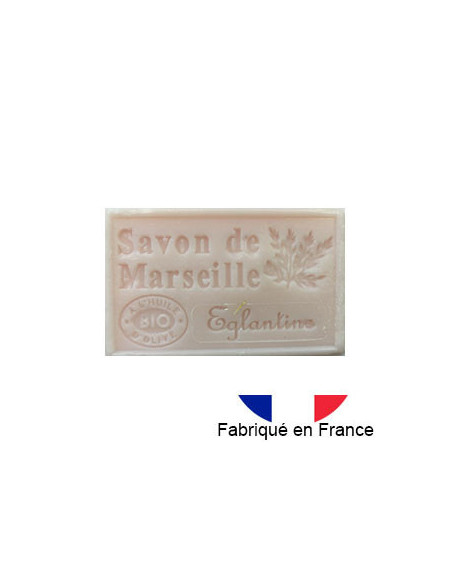Savon de Marseille parfumé églantine