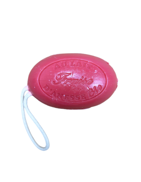 Oval Marseille soap with rope - Aloe vera scent - 180g