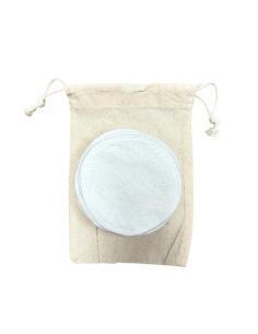 Set of 10 reusable makeup remover wipes