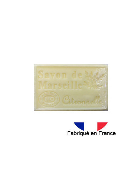 Savon de Marseille parfumé citronnelle