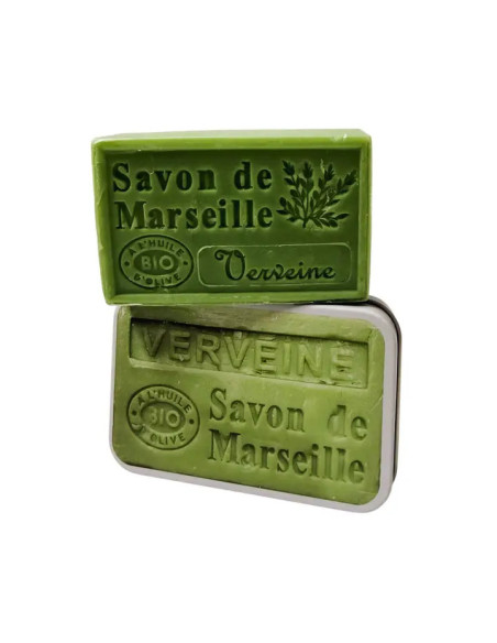 "Papa" Marseille soap and "Super Papa" metal box