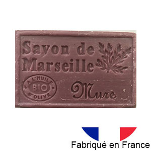 Marseille soap 125 gr. with vegetable oils and organic olive oil.  (Mure)