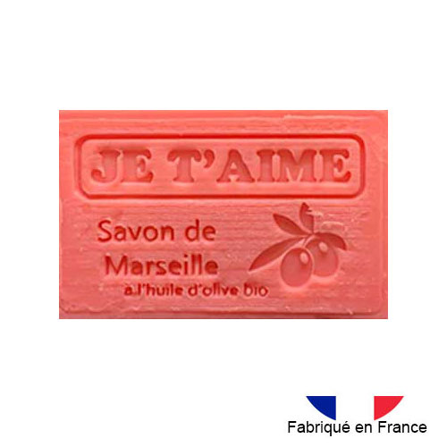 Savon de Marseille parfum 125 gr.  l'huile d'olive bio (JTM)